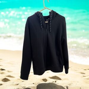 GapFit Performance Men's Black zipper Hoodie Size Medium